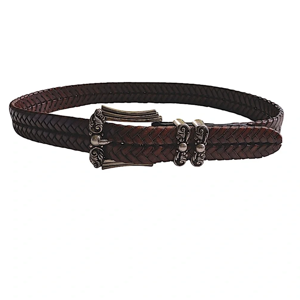 Brighton Braided Leather Belt